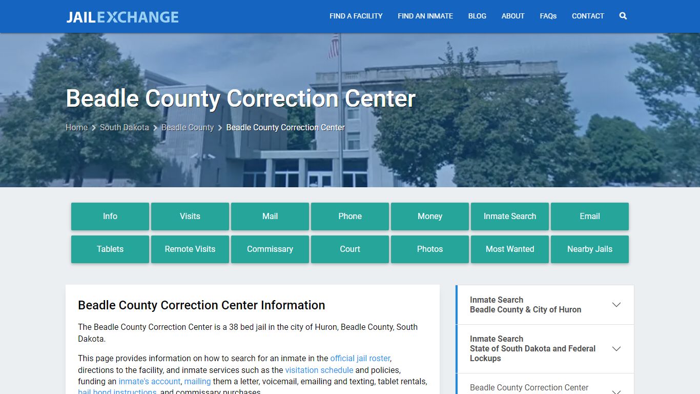 Beadle County Correction Center - Jail Exchange